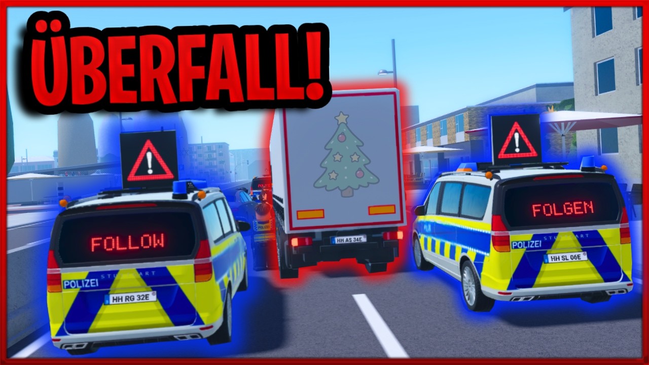 WEIHNACHTSMARKT-Kontrolle ESKALIERT: Gang ENTFÜHRT LKW! (Notruf Hamburg RP)