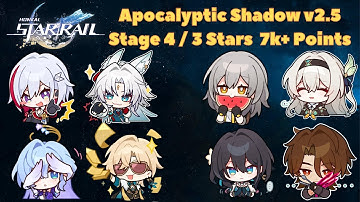 Apocalyptic Shadow v2.5 Stage 4 / 3 Stars | Feixiao FUA and Firefly Super Break | Honkai Star Rail