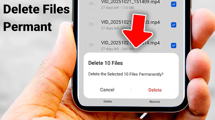 How to Delete files Permanently in Android