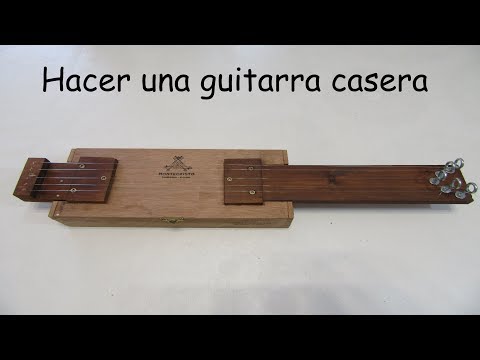 Video: Cómo Hacer Una Guitarra Casera
