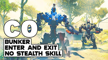 SCUM C0 Bunker Enter & Exit | No Stealth Skill | New Mech Robots | 0.85 Update