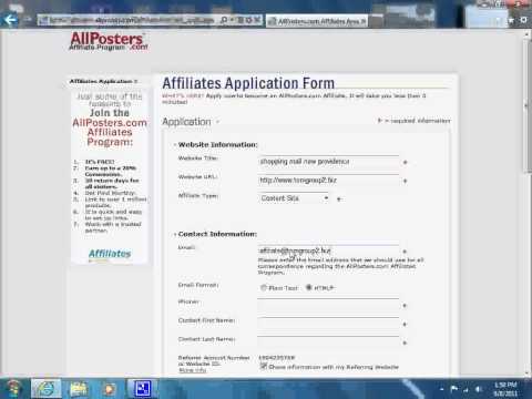 Comment devenir une filiale de Allposters