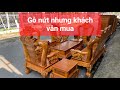 Vết nứt gỗ tự nhiên và bộ salon tràm lõi tay 12 giá rẻ
