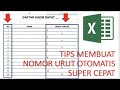 MEMBUAT TABEL DENGAN CEPAT - TUTORIAL EXCEL - TIPS N TRIK EXCEL