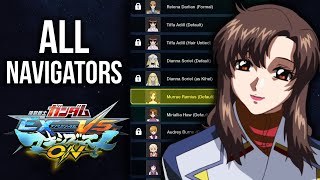 All Navigators and Battle Navigators - Gundam Extreme Vs. Maxi Boost ON by Gundam HQ 10,727 views 4 years ago 9 minutes, 32 seconds