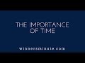 The Importance of Time | The Winner's Minute With Mac Hammond