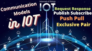 #Communication Models in IoT  #RequestResponse #PublishSubscribe #Push-Pull #ExclusivePair