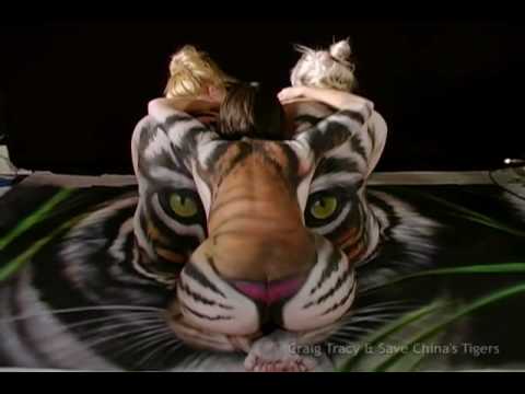 Craig Tracy Body Painting Gallery - The Last South China