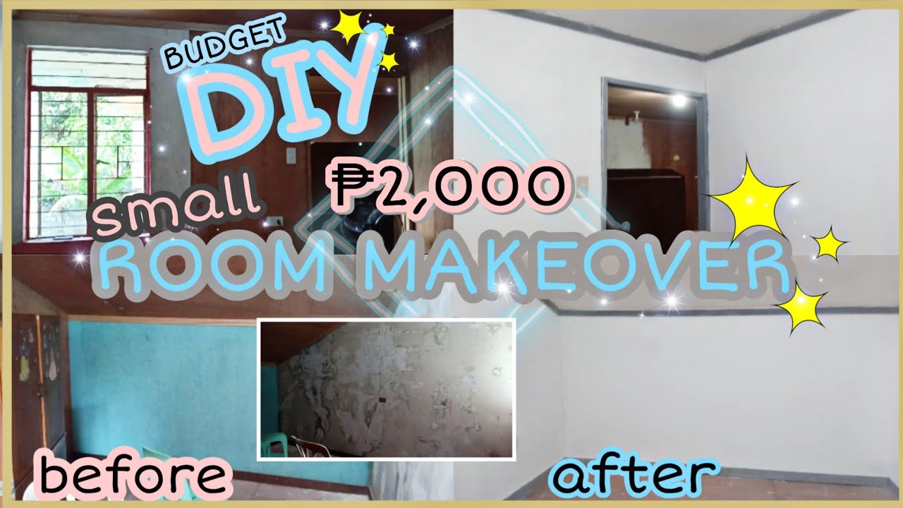 2K BUDGET SMALL ROOM MAKEOVER Philippines 🇵🇭 YouTube