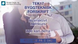 TEK17 – Byggteknisk forskrift