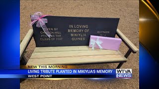 West Point honors young murder victim with memorial bench