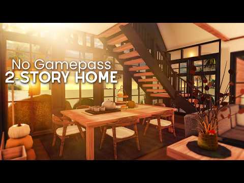 Bloxburg: No Gamepass Home | 2-Story | Roblox | Speedbuild
