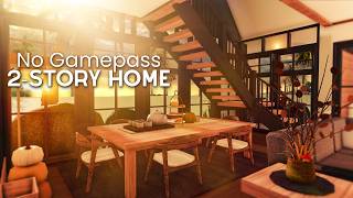 Bloxburg: No Gamepass Home | 2-Story | Roblox | Speedbuild