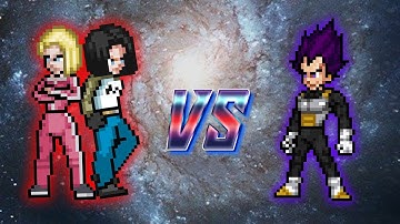 Android 17 & 18 Vs Vegeta UE - Mugen Legendary OP Battle