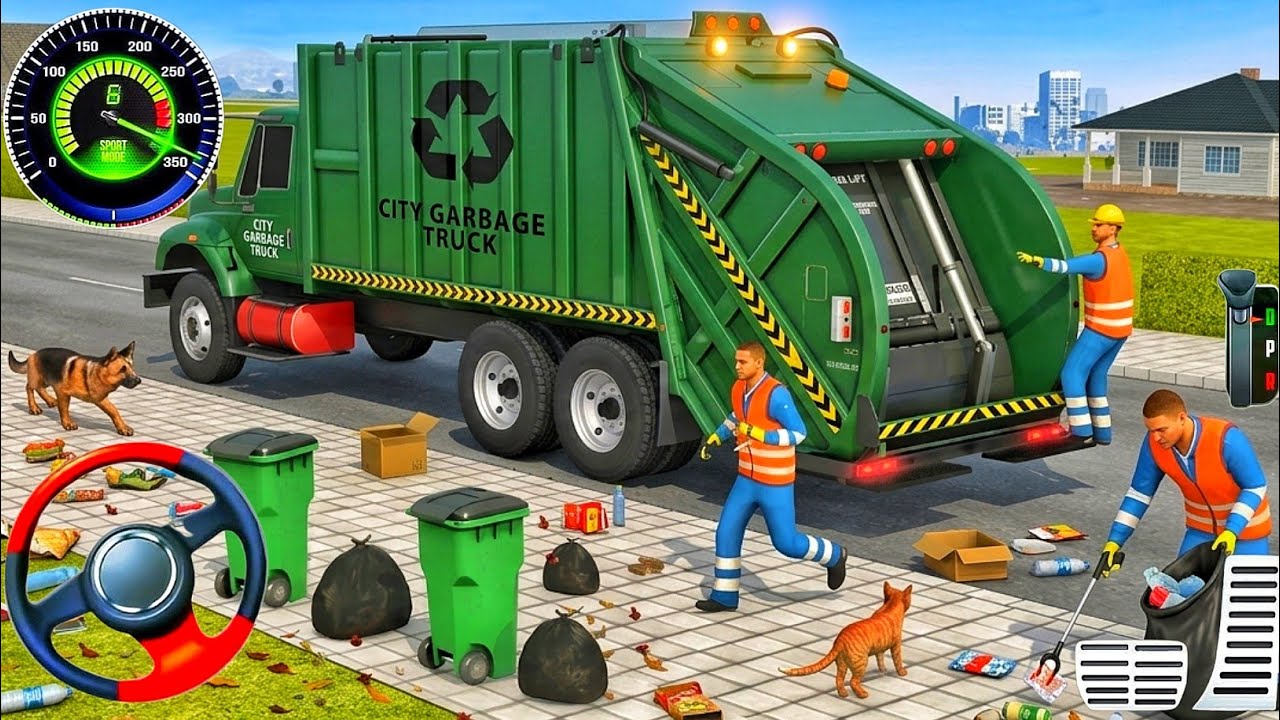 Garbage Truck Simulator Drive 2026: Extreme City Driving Challenge 3D ...