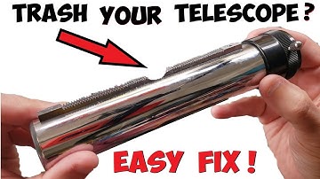 Telescope Gear Damage?  Fix It, Don