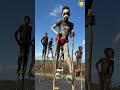 The 7-Foot Secret Keeping Them Alive#africa #tradition #culture #landscape #stilts #survival #tribe