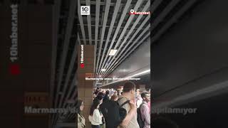 Marmarayda Arıza Seferler Yapılamıyor