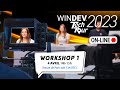 Windev tech tour 2023  workshop 1