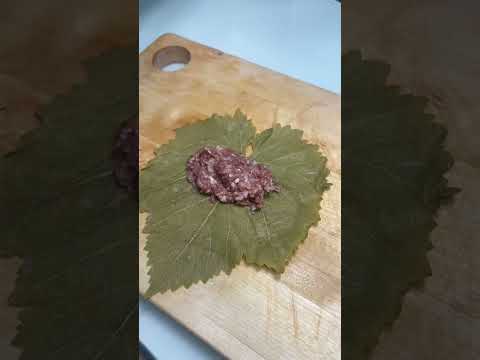 Сочная долма! 🍃 🥩 #видеорецепты #еда #рецепты #новыйгод #долма