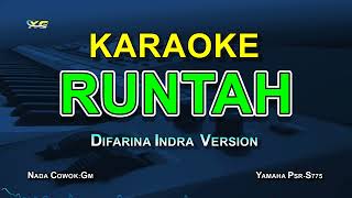 Download Lagu KARAOKE RUNTAH - DIFARINA INDRA FT ADELLA VERSION MP3