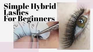 How To: Hybrid/Mixed Lash Extensions For Beginners screenshot 1