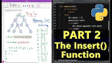 Part 2 - Define the Recursive Insert() Function Coded in Python