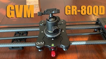 GVM GR-80QD Motorized Camera Slider Unboxing and Setup Instructions