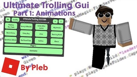 How to make your own Ultimate Trolling Gui [Part 1] | Roblox Scripting Tutorial [READ DESC]