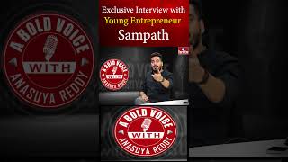 Exclusive Interview with Young Entrepreneur Sampath | A Bold Voice With Anasuya Reddy | hmtv