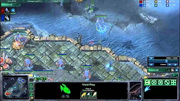 Starcaft 2 1v1 match nice Void ray rush