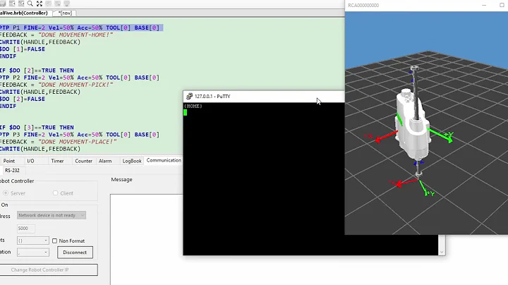 HIWIN Scara Robot Tutorial 5 - Ethernet Command