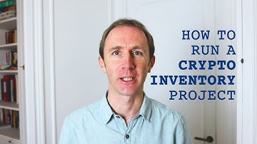 How to run a Cryptography Inventory Project