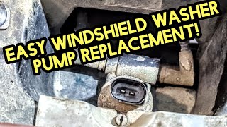 How to Replace a Windshield Washer Pump on a Jeep Wrangler JK