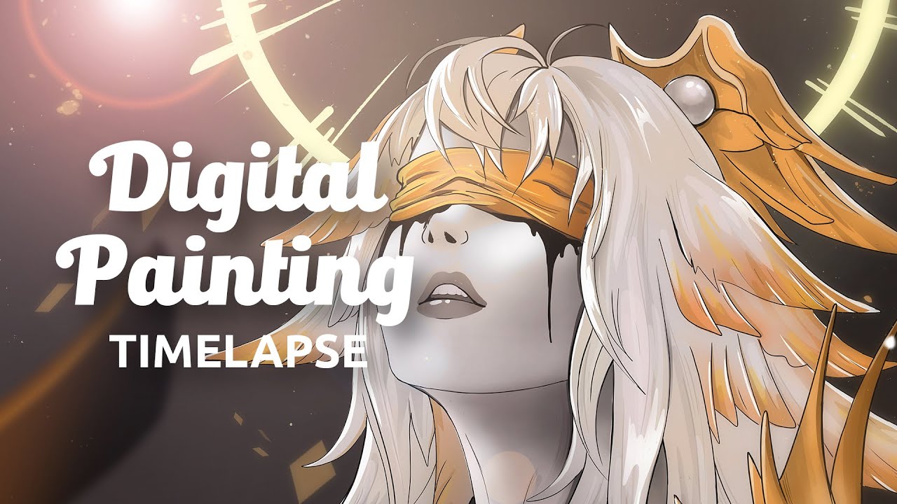 DIGITAL PAINTING TIMELAPSE Sin Eater from Final Fantasy 14 - YouTube