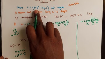 TOC part 26 - Pumping lemma for Regular Expression Example 1 in Tamil