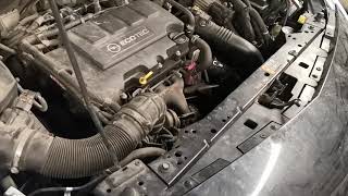 Opel Astra J GTC 1.4 turbo (a14net) без выхлопной системы
