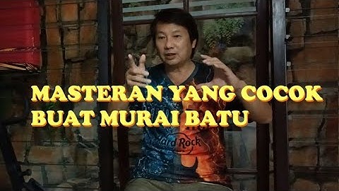 Masteran yg cocok buat Murai Batu.