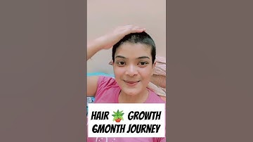 Perjalanan pertumbuhan rambut selama 6 bulan #shorts #shortvideos #viralvideos #video #subscribe #soniyasonkar