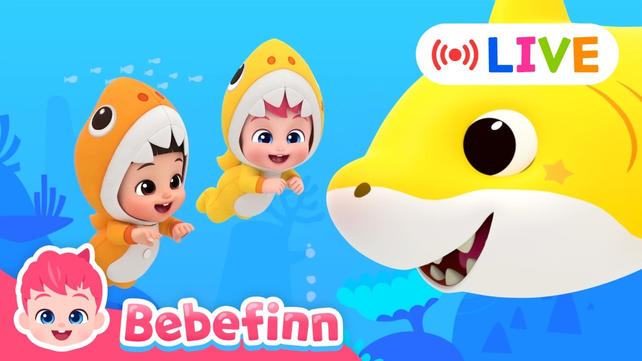 🔴 LIVE 24/7 | Bebefinn, Minjee & Baby Shark! 🦈 | Baby Shark Doo Doo & Best Kids Songs