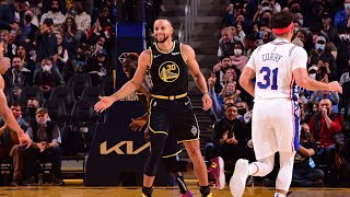 Stephen Curry Cross Over On Matisse Thybulle