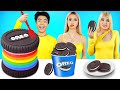 Big vs medium vs small food challenge  funny situations with food by turbo team