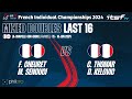 Ref:CQc8M2Ge4FA Cheuret/senouci vs thomar/kelovic - last 16 - ffft individual championships 2024 open mixed