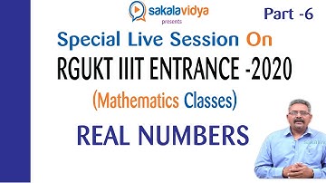 REALNUMBERS|10TH CLASS(AP/TS) | PART06#RLNMURTHY #NCERT #SAKALAVIDYA|#eamcet2020