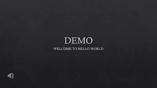 Angular HelloWorld application