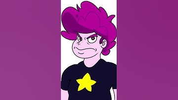 Drawing Steven Universe in Procreate (Timelapse) 🎨✍🏾⭐️ #shorts