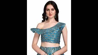 Women's Jacquard Semi-Stitched Lehenga choli | Lehenga | Lehenga Choli |5 Star Fashion Club #shorts