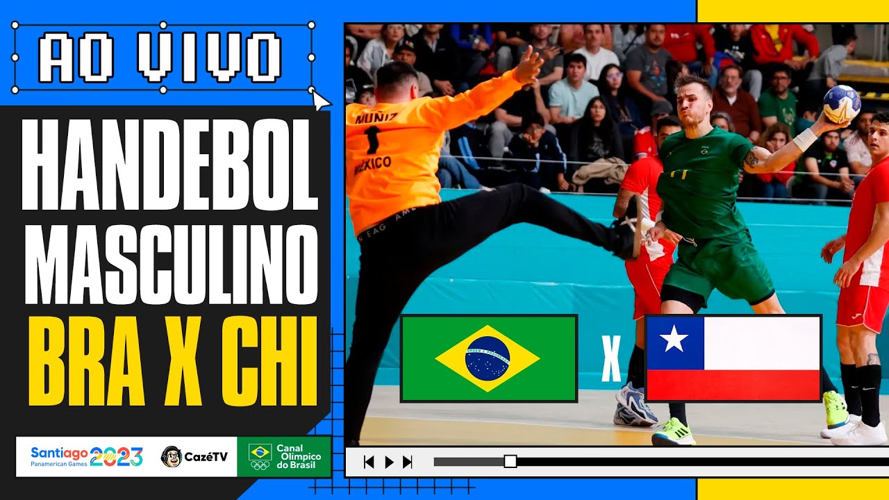 AO VIVO: BRASIL X CHILE | HANDEBOL MASCULINO | PAN-AMERICANO 2023 NA CAZÉTV