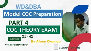 COC L4 WDDBA Holistic theory | Model 2 Part 1 - Database & Web Development Questions 1-41