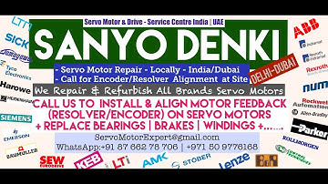 Sanyo Denki Dubai  Heidenhain Sick Stegmann Encoder Memory Align Resolver Adjust -Repair UAE Saudi